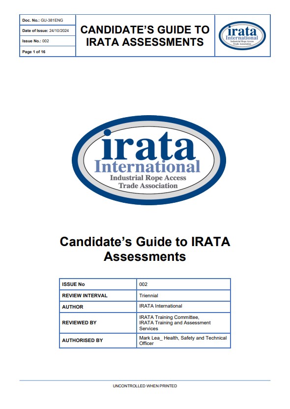 Candidate's Guide To Irata Assessments